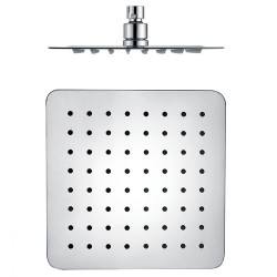 200mm 8 inch Stainless steel Super-slim Square Chrome Rainfall Shower Head  200mm 8 inch Stainless steel Super-slim Square Chrome Rainfall Shower Head
